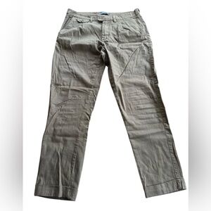 Dan John Men’s European Italian Pleated Light Gray Pants, size IT 52 US 42